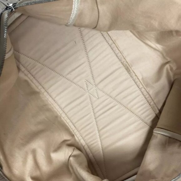 HERMES Victoria 43 Shoulder Bag Duffle Bag Taurillon Clemence Beige - Picture 14 of 15